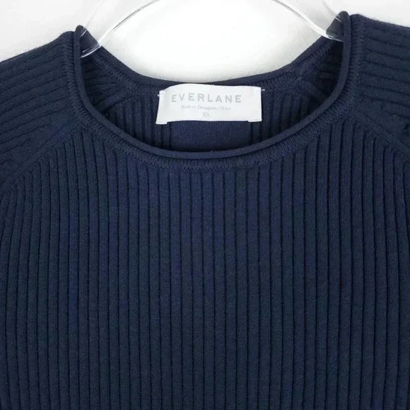 Everlane Navy Mini Dress - Picture 4 of 12